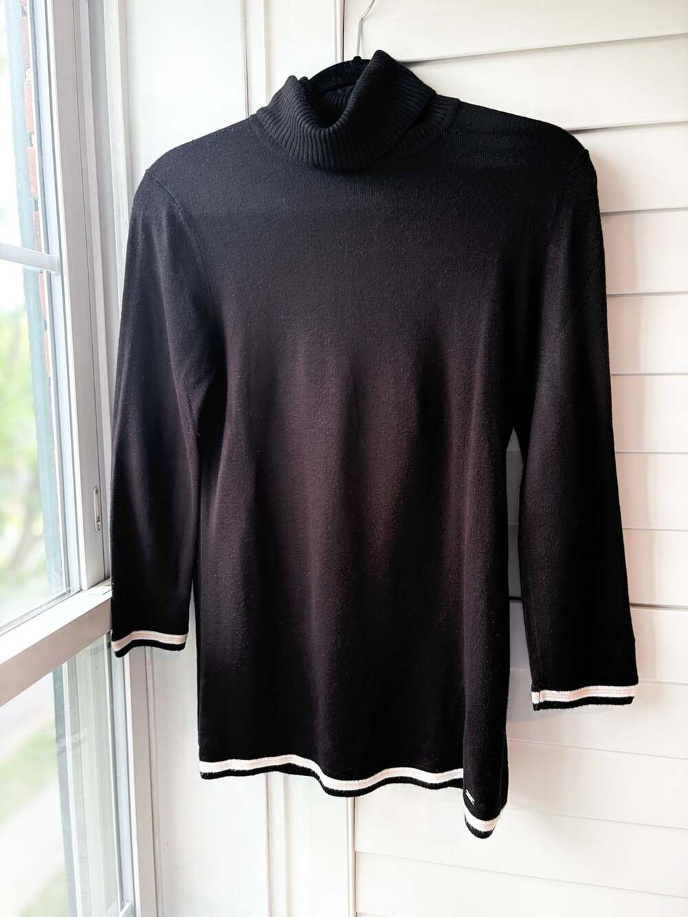 Tommy Hilfiger Thin Turtleneck Sweater Old Money Ballet-core Elevated Basic
